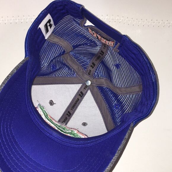 Blue Jersey Albert the Alligator Florida Gators Mesh Snapback Baseball Cap Hat - Picture 2 of 3